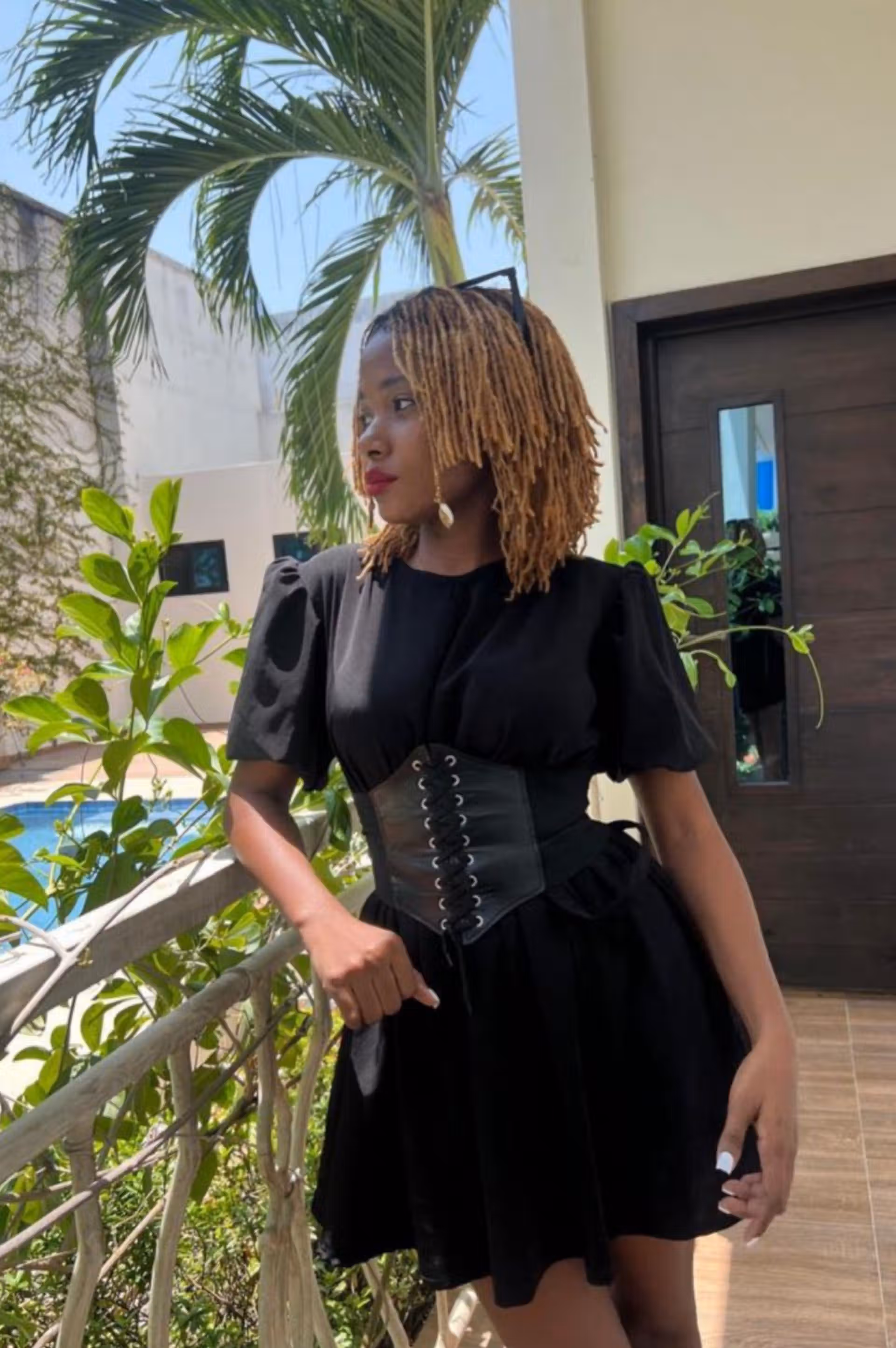 Robe Élégance Corset Noir